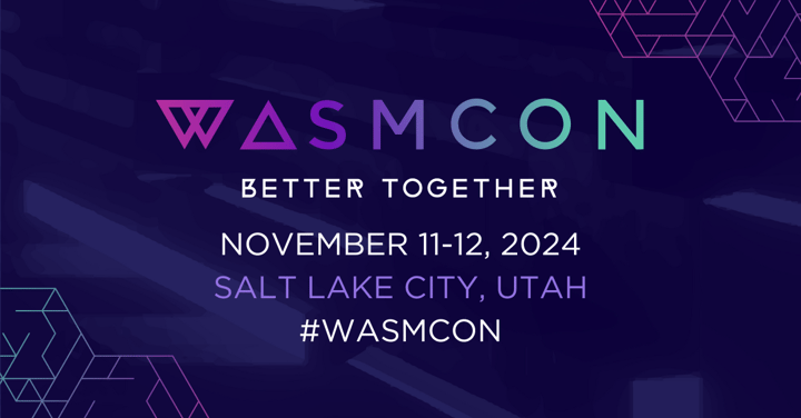 WasmCon 2024 Moving to November 11 & 12, co-locating with KubeCon + CloudNativeCon North America in Salt Lake.