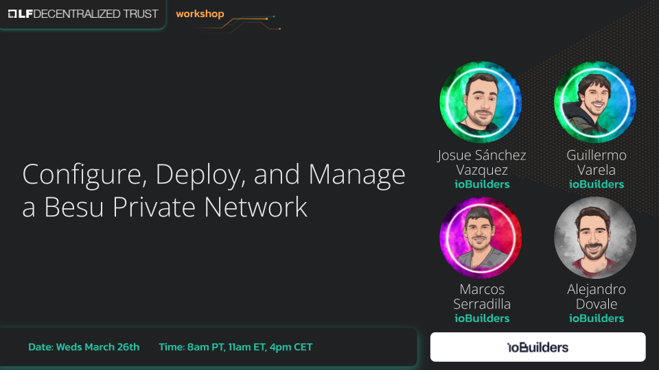 Configure, Deploy, and Manage a Besu Private Network featured image