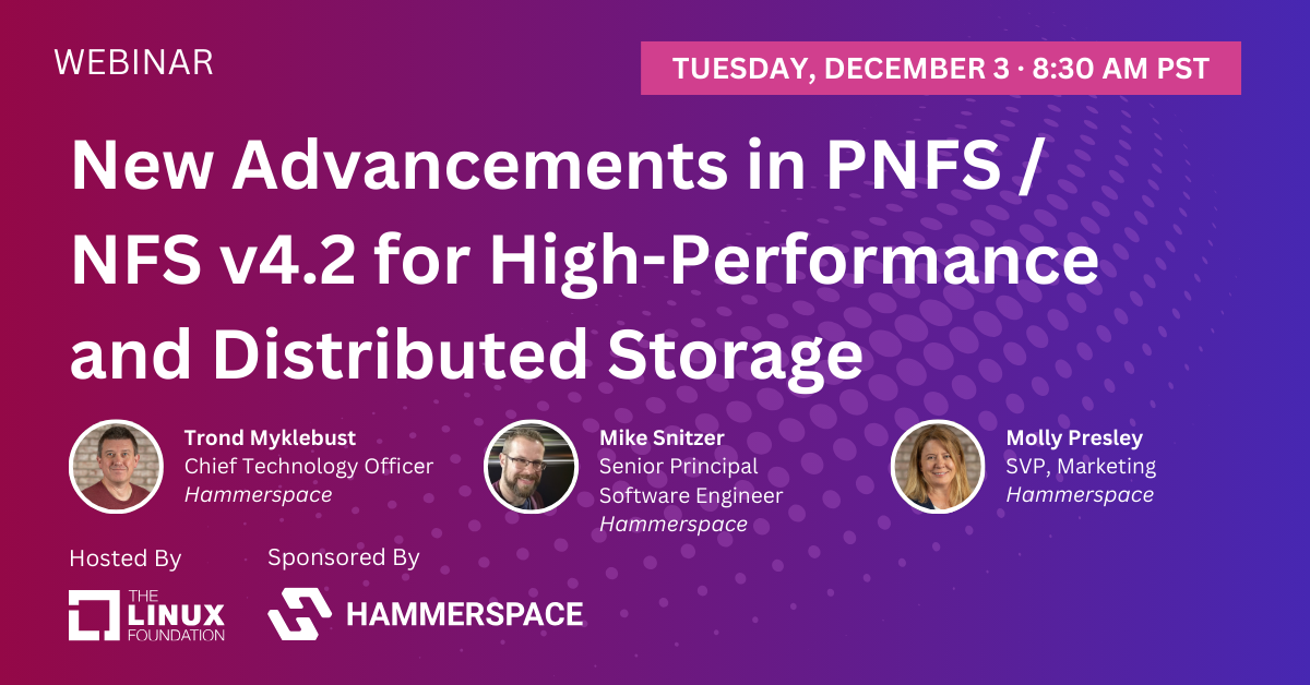 New Advancements in PNFS / NFS v4.2 for High-Performance and Distributed Storage featured image