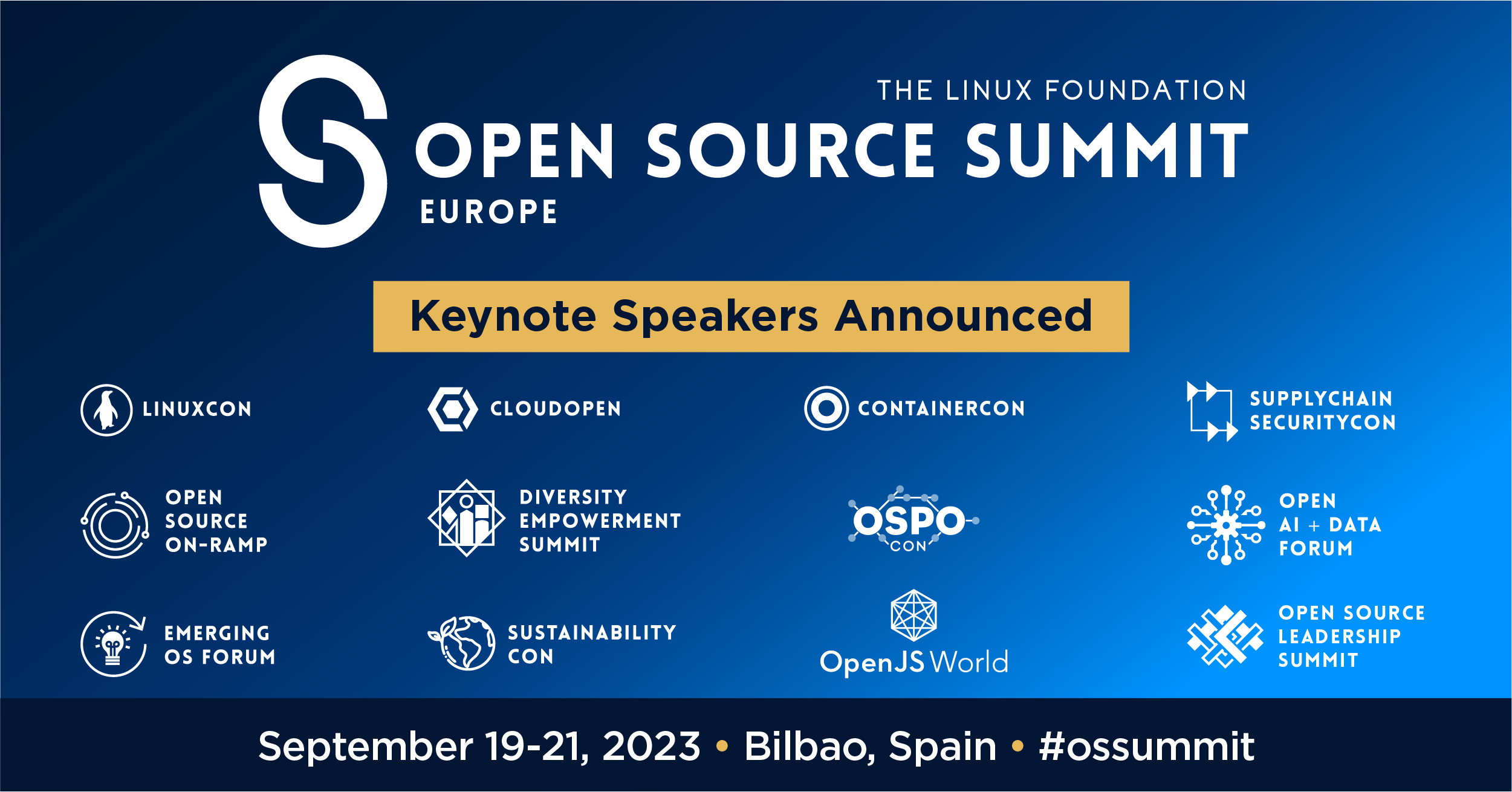 Open Source Summit Europe Keynote Speakers Announced